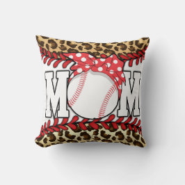 Muttertag Messy Hair Baseball Kissen