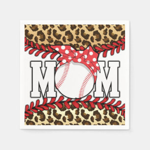 Muttertag Messy Hair Baseball Serviette