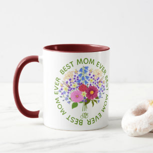 Muttertag mit Blumenstrauss Tasse