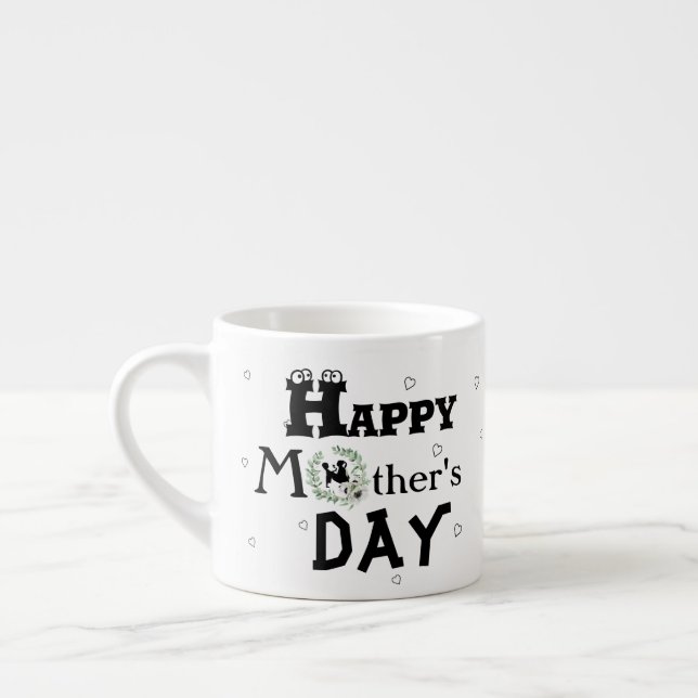 Muttertag mit Herzen Espressotasse (Links)