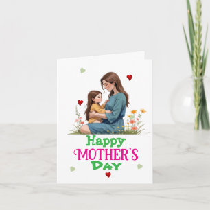 Muttertag mit Single Mama Karte