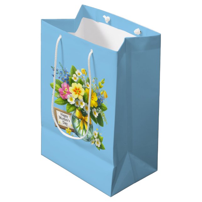 Muttertag  mittlere geschenktüte (Vorderseite Schrägansicht)