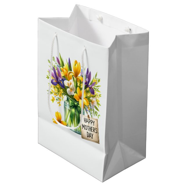 Muttertag  mittlere geschenktüte (Vorderseite Schrägansicht)