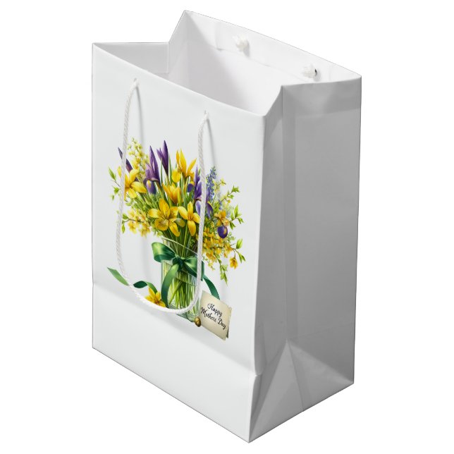 Muttertag  mittlere geschenktüte (Vorderseite Schrägansicht)