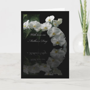 Muttertag Moth Orchids & Ferns Karte