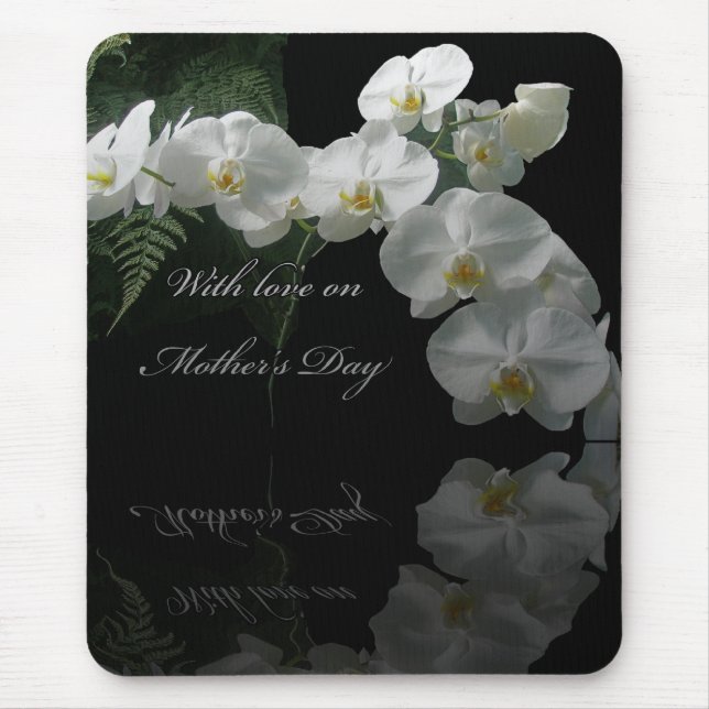 Muttertag Moth Orchids & Ferns Mousepad (Vorne)