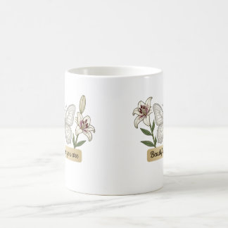 Muttertag - Muttertag - Schmetterlings-Blumen Kaffeetasse