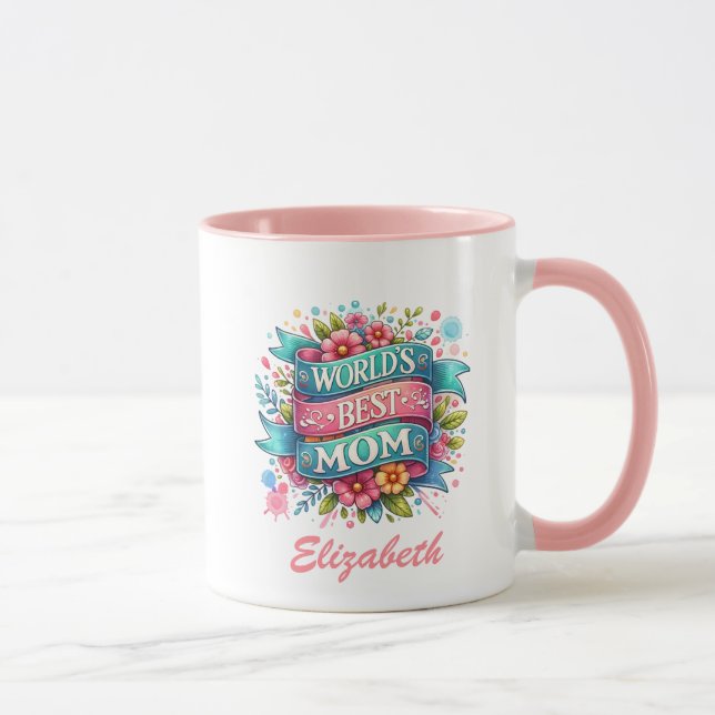 Muttertag Natur Liebhaber Personalisiert Tasse (Rechts)