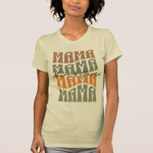 Muttertag Naturfarbe Mama Kinder T - Shirt benenne