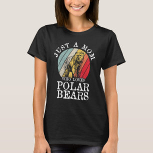 Muttertag nur eine Mama, die Eisbären Liebe T-Shirt