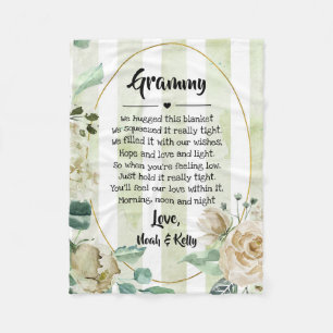 Muttertag Oma Grammy Nana von Großkindern Fleecedecke