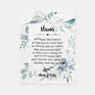 Muttertag Oma Grammy Nana von Großkindern Fleecedecke