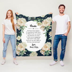 Muttertag Oma Grammy Nana von Großkindern Fleecedecke