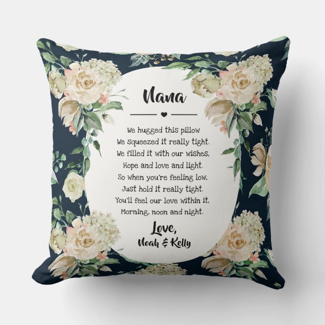 Muttertag Oma Grammy Nana von Großkindern Kissen (Vorderseite)