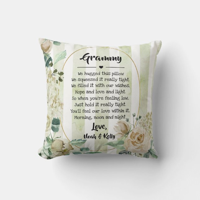 Muttertag Oma Grammy Nana von Großkindern Kissen (Vorderseite)