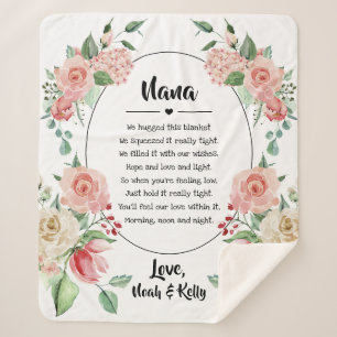 Muttertag Oma Grammy Nana von Großkindern Sherpadecke