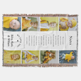Muttertag Oma Granny Grammy Nana von Enkelkindern Decke