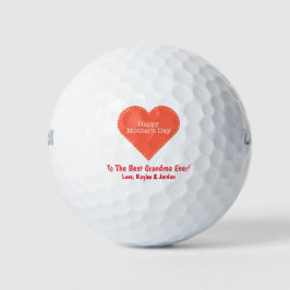 Muttertag Oma World's Best Ever Niedlich Heart Golfball