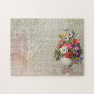 Muttertag Planter farbenfrohe Blume Zeitung Puzzle