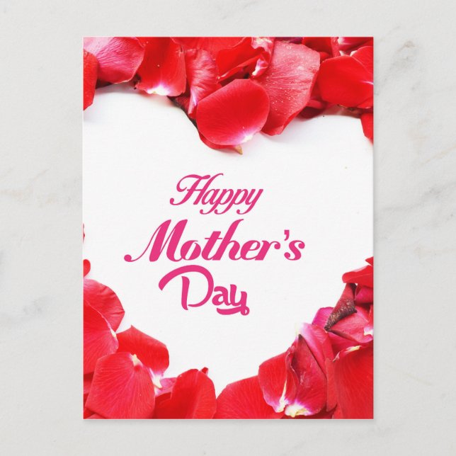 Muttertag Postkarte (Vorderseite)