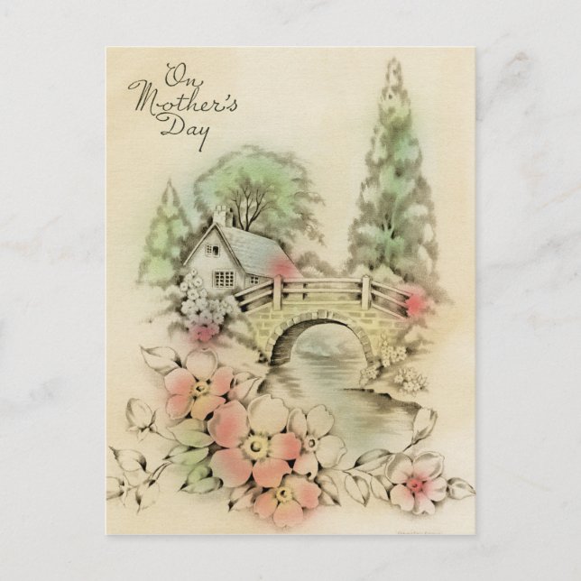 Muttertag Postkarte (Vorderseite)