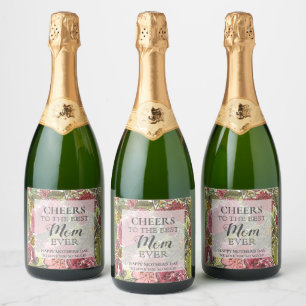 Muttertag Rosa Blume Watercolor CHEERS am besten  