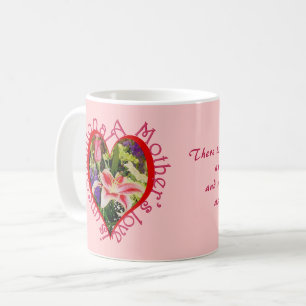 Muttertag Rosa Liebe Blumengedicht bedingungsloses Kaffeetasse