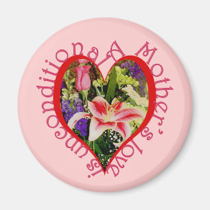 Muttertag Rosa Liebe Magnet