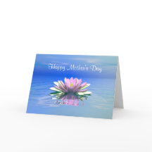 Muttertag rosa Wasserlilie