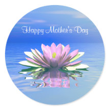 Muttertag rosa Wasserlilie