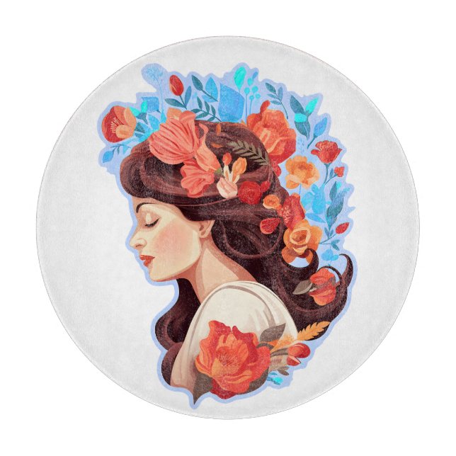 Muttertag Schneidebrett (Vorderseite)