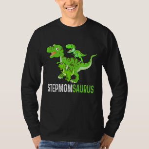 Muttertag Stepmomsaurus T rex Dinosaurier Funny St T-Shirt