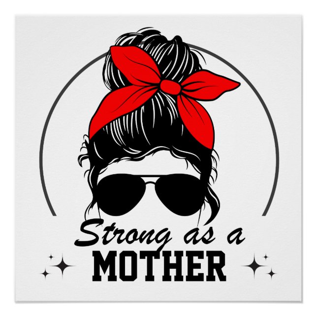 Muttertag, Tag der glücklichen Mütter Poster (Vorderseite)