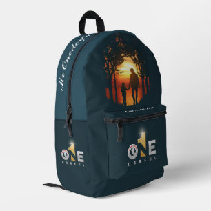 Muttertag Tag des Vaters - Bedruckter Rucksack