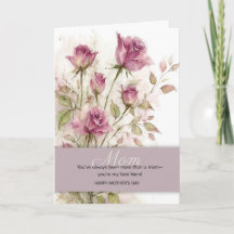 Muttertag Tochter beste Freundin floral Rose