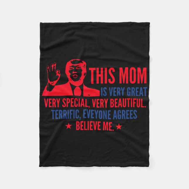 Muttertag Trump Funny Quotes Wahlen 2020 Fleecedecke (Vorderseite)
