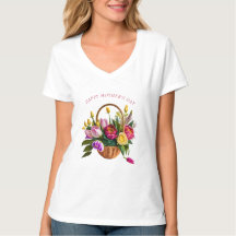 Muttertag Tulip Wasserfarbe Blume Körbe