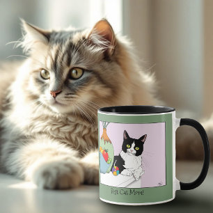 Muttertag Tuxedo Katze Tasse