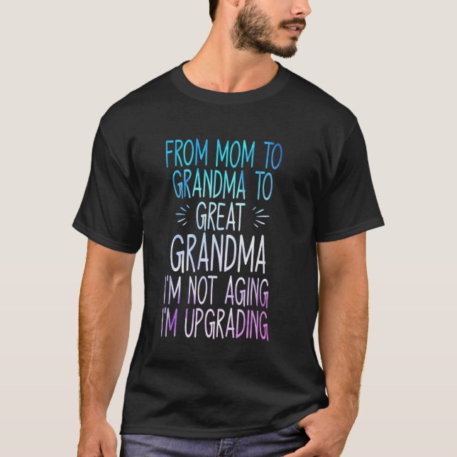 Muttertag Urgroßmutter Erste Mal Great Gra T-Shirt (Vorderseite)