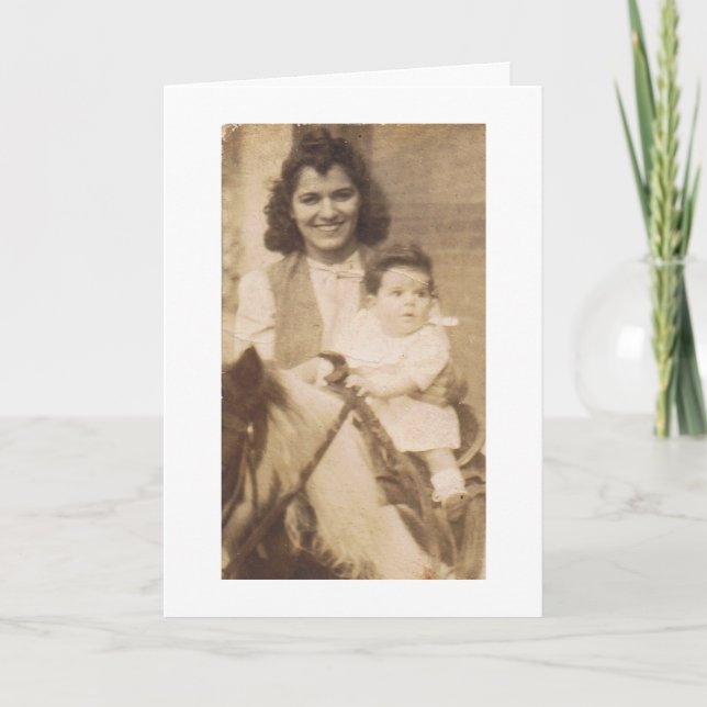 Muttertag Vintag Karte (Vorderseite)