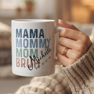 Muttertag | Vintage Mama Mutti Geburtstag individu Kaffeetasse