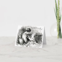 Muttertag Vintage Viktorianische Mama und Kind