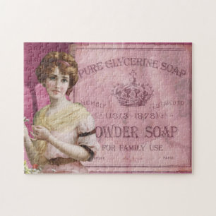 Muttertag Vintage Werbung Glycerin Seife Puzzle