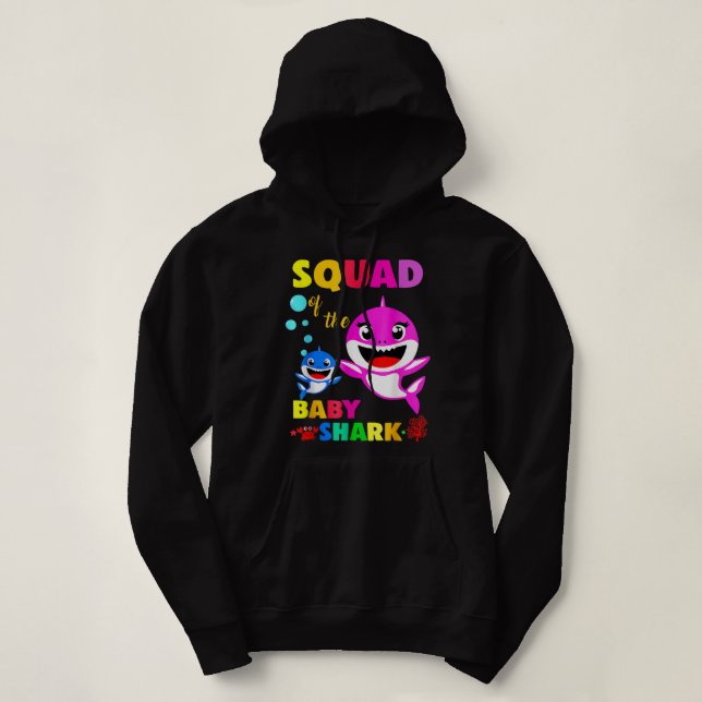 Muttertag von Squad Shark Hai Hoodie (Design vorne)