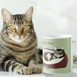 Muttertag vor der Katze Kaffeetasse