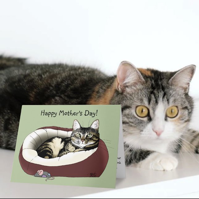 Muttertag vor der Katze Karte (Von Creator hochgeladen)