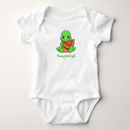 Muttertag Watermelon Baby Dragon Personalisiert. Baby Strampler