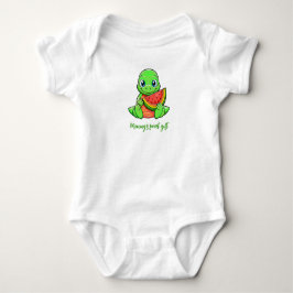 Muttertag Watermelon Baby Dragon Personalisiert. Strampler