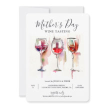 Muttertag Wein Degustation Einladung