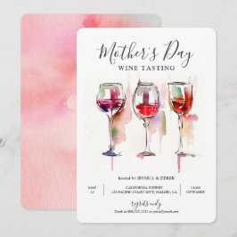 Muttertag Wein Degustation Einladung